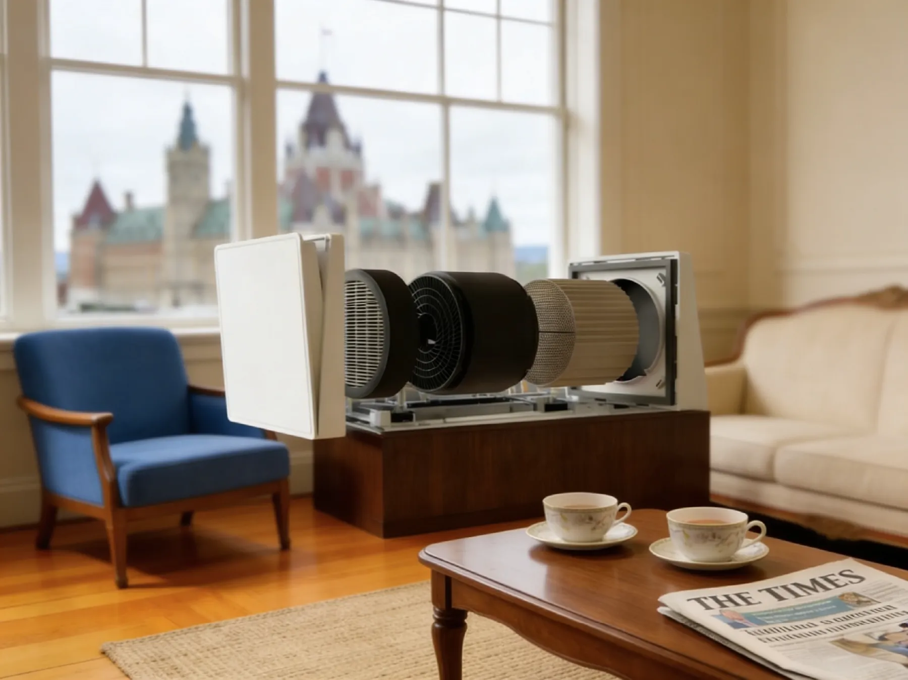 Ventilation system for condensation and indoor humidity control in Canadian homes